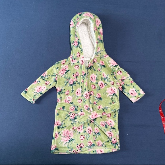 NWOT Kids Floral Hooded Pajama Robe - Picture 1 of 5